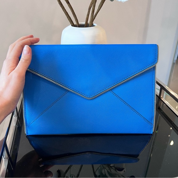 Rebecca Minkoff Blue Envelope Clutch - Picture 2 of 9